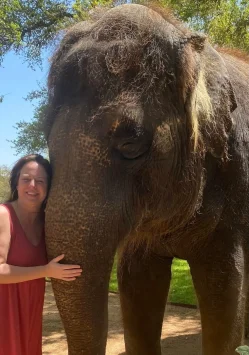 Me and Becky the Elephant Jennifer Littlefield Image
